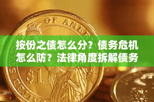 武汉按份之债怎么分？债务危机怎么防？法律角度拆解债务分配与风险自保指南