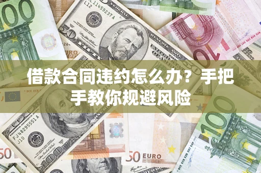 武汉借款合同违约怎么办？手把手教你规避风险