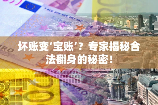 武汉坏账变‘宝账’？专家揭秘合法翻身的秘密！