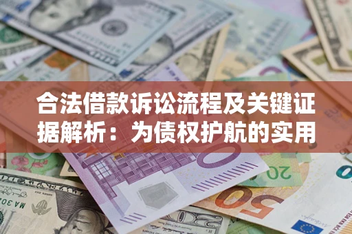 武汉合法借款诉讼流程及关键证据解析：为债权护航的实用指南