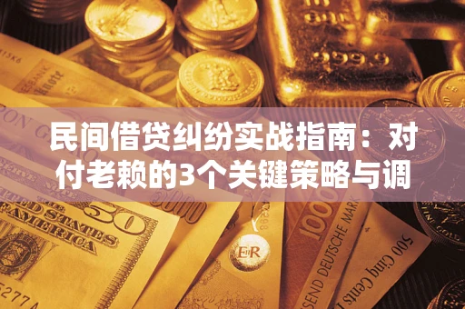 武汉民间借贷纠纷实战指南：对付老赖的3个关键策略与调解盲区解析