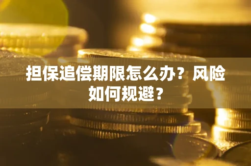 武汉担保追偿期限怎么办？风险如何规避？