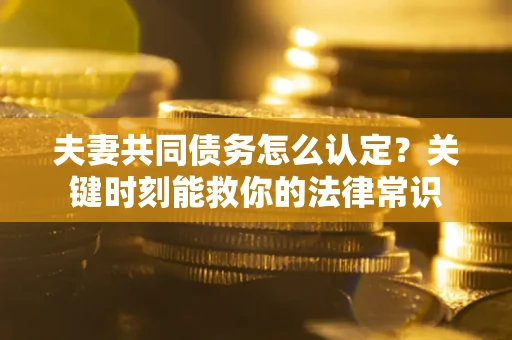 武汉夫妻共同债务怎么认定？关键时刻能救你的法律常识