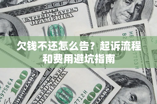 武汉欠钱不还怎么告?起诉流程和费用避坑指南 武汉欠钱不还怎么告?起诉流程和费用避坑指南